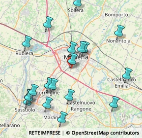 Mappa Via Piacenza, 41125 Modena MO, Italia (9.2715)