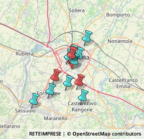 Mappa Via Piacenza, 41125 Modena MO, Italia (4.49231)
