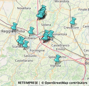 Mappa Via Piacenza, 41125 Modena MO, Italia (14.6115)