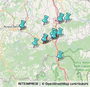 Mappa Via Comandante Boro, 15076 Ovada AL, Italia (5.54133)