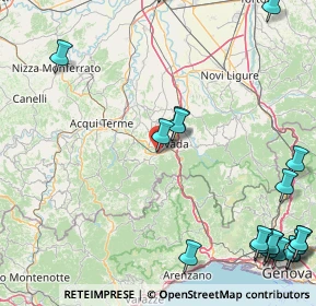 Mappa Via Comandante Boro, 15076 Ovada AL, Italia (26.5885)