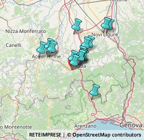 Mappa Via Comandante Boro, 15076 Ovada AL, Italia (9.79824)