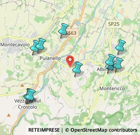 Mappa Via Antonio Piccinini, 42020 Albinea RE, Italia (2.33636)