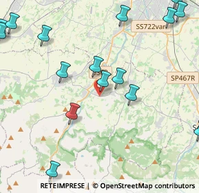 Mappa Via Antonio Piccinini, 42020 Albinea RE, Italia (6.41)