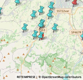 Mappa Via Antonio Piccinini, 42020 Albinea RE, Italia (5.9555)