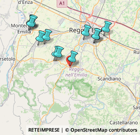 Mappa Via Antonio Piccinini, 42020 Albinea RE, Italia (7.81167)