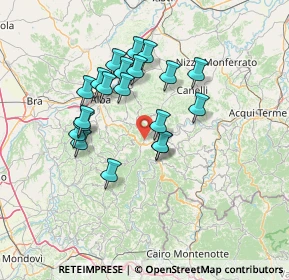 Mappa 12050 Castino CN, Italia (12.255)