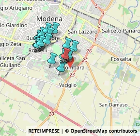 Mappa Via Rieti, 41125 Modena MO, Italia (1.5255)