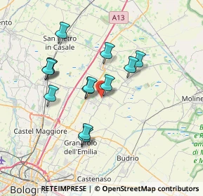 Mappa 40061 Minerbio BO, Italia (6.50385)