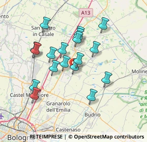 Mappa 40061 Minerbio BO, Italia (6.42167)