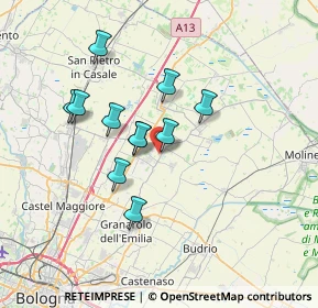 Mappa 40061 Minerbio BO, Italia (5.80909)