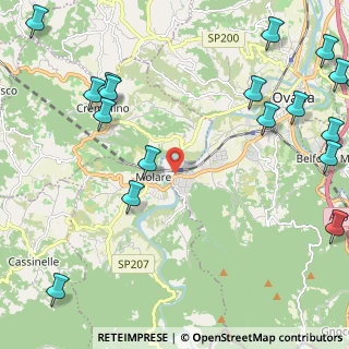 Mappa Via Comunale Boro, 15076 Ovada AL, Italia (3.4305)