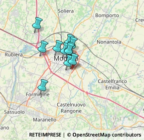 Mappa Via Cagliari, 41125 Modena MO, Italia (4.64818)