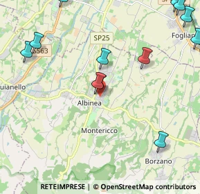 Mappa Via Loris Malaguzzi, 42020 Albinea RE, Italia (3.20875)