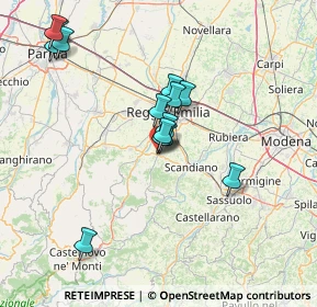 Mappa Via Loris Malaguzzi, 42020 Albinea RE, Italia (13.54929)