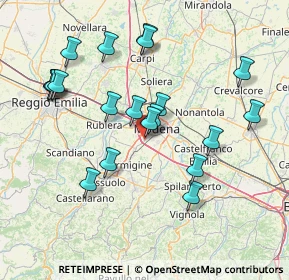 Mappa Via Cuvier Leopoldo, 41126 Modena MO, Italia (15.4835)