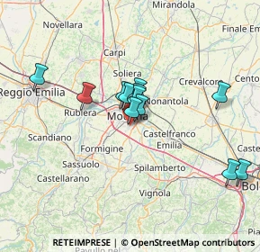 Mappa Via Nervi, 41125 Modena MO, Italia (11.4325)