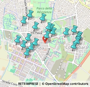 Mappa Via Nervi, 41125 Modena MO, Italia (0.465)