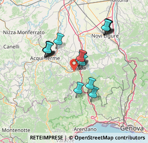 Mappa Strada Rebba ang, 15076 Ovada AL, Italia (12.237)