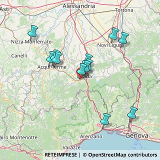 Mappa Strada Rebba ang, 15076 Ovada AL, Italia (14.50667)