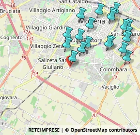 Mappa Via Imola, 41125 Modena MO, Italia (2.426)