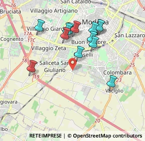 Mappa Via Imola, 41125 Modena MO, Italia (1.87308)