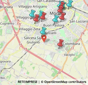 Mappa Via Imola, 41125 Modena MO, Italia (2.31923)