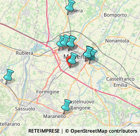 Mappa Via Imola, 41125 Modena MO, Italia (5.96182)