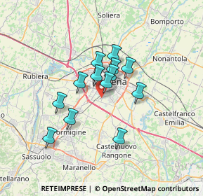 Mappa Via Imola, 41125 Modena MO, Italia (5.04692)