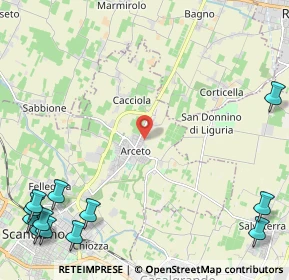 Mappa Via Carrobbio, 42019 Arceto RE, Italia (3.76667)
