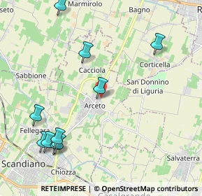 Mappa Via Carrobbio, 42019 Arceto RE, Italia (2.70455)