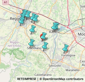 Mappa Via Carrobbio, 42019 Arceto RE, Italia (7.23357)