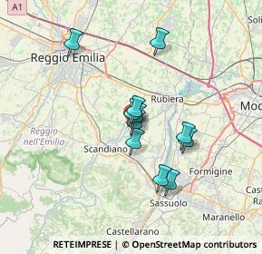 Mappa Via Carrobbio, 42019 Arceto RE, Italia (5.23545)