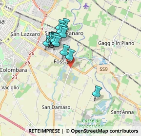 Mappa Str. Scartazza, 41126 Modena MO, Italia (1.53267)