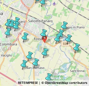 Mappa Str. Scartazza, 41126 Modena MO, Italia (2.513)