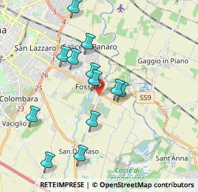 Mappa Str. Scartazza, 41126 Modena MO, Italia (1.83417)