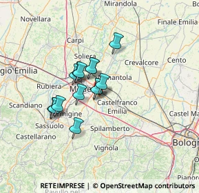 Mappa Str. Scartazza, 41126 Modena MO, Italia (9.33929)