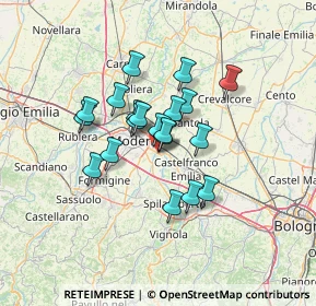 Mappa Str. Scartazza, 41126 Modena MO, Italia (9.8235)