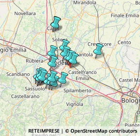 Mappa Str. Scartazza, 41126 Modena MO, Italia (11.3305)