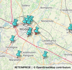 Mappa Str. Scartazza, 41126 Modena MO, Italia (7.87)