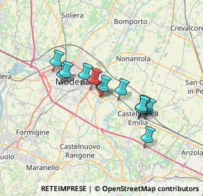 Mappa Str. Scartazza, 41126 Modena MO, Italia (5.64583)