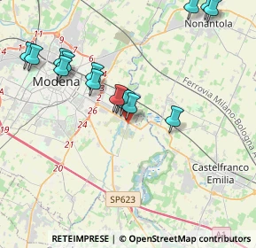 Mappa Str. Scartazza, 41126 Modena MO, Italia (4.23467)