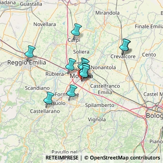 Mappa Via Cesare Terranova, 41126 Modena MO, Italia (10.6075)