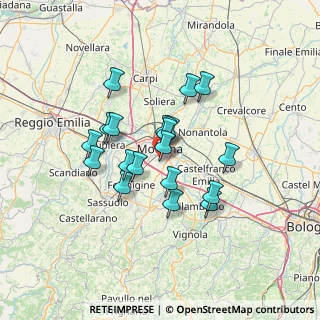 Mappa Via Cesare Terranova, 41126 Modena MO, Italia (10.91789)