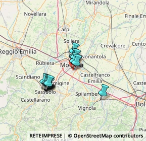 Mappa Via Magenta, 41125 Modena MO, Italia (10.39313)
