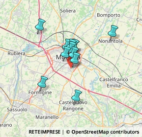 Mappa Via Magenta, 41125 Modena MO, Italia (4.7775)