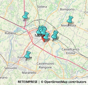 Mappa Via Magenta, 41125 Modena MO, Italia (4.55364)