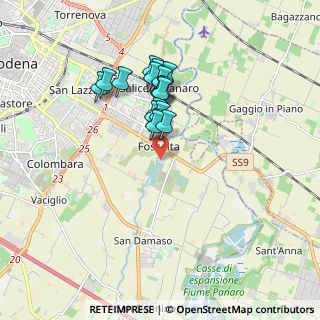 Mappa Strada Curtatona, 41126 Modena MO, Italia (1.42647)