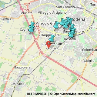 Mappa Saliceta San Giuliano, 41126 Modena MO, Italia (2.05923)