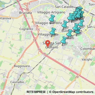 Mappa Saliceta San Giuliano, 41126 Modena MO, Italia (3.0605)